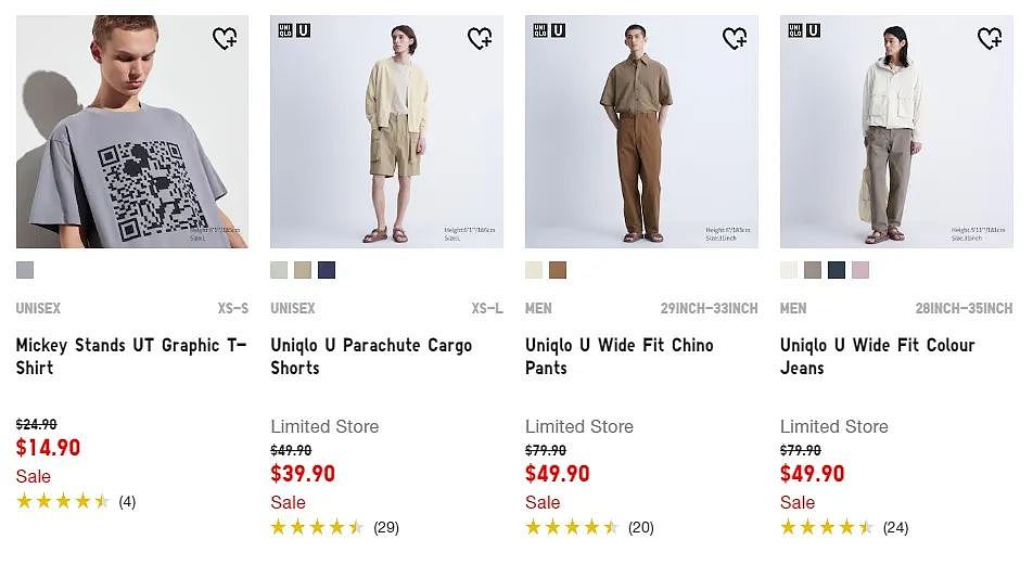 优衣库折扣 | 联名T恤$19.9，男女外套$49.9起（组图） - 14