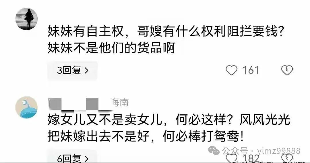 河南哥嫂趁妹妹出嫁临时加18万彩礼被拒后躺车下以死相逼：现场视频被扒评论区气疯（组图） - 14