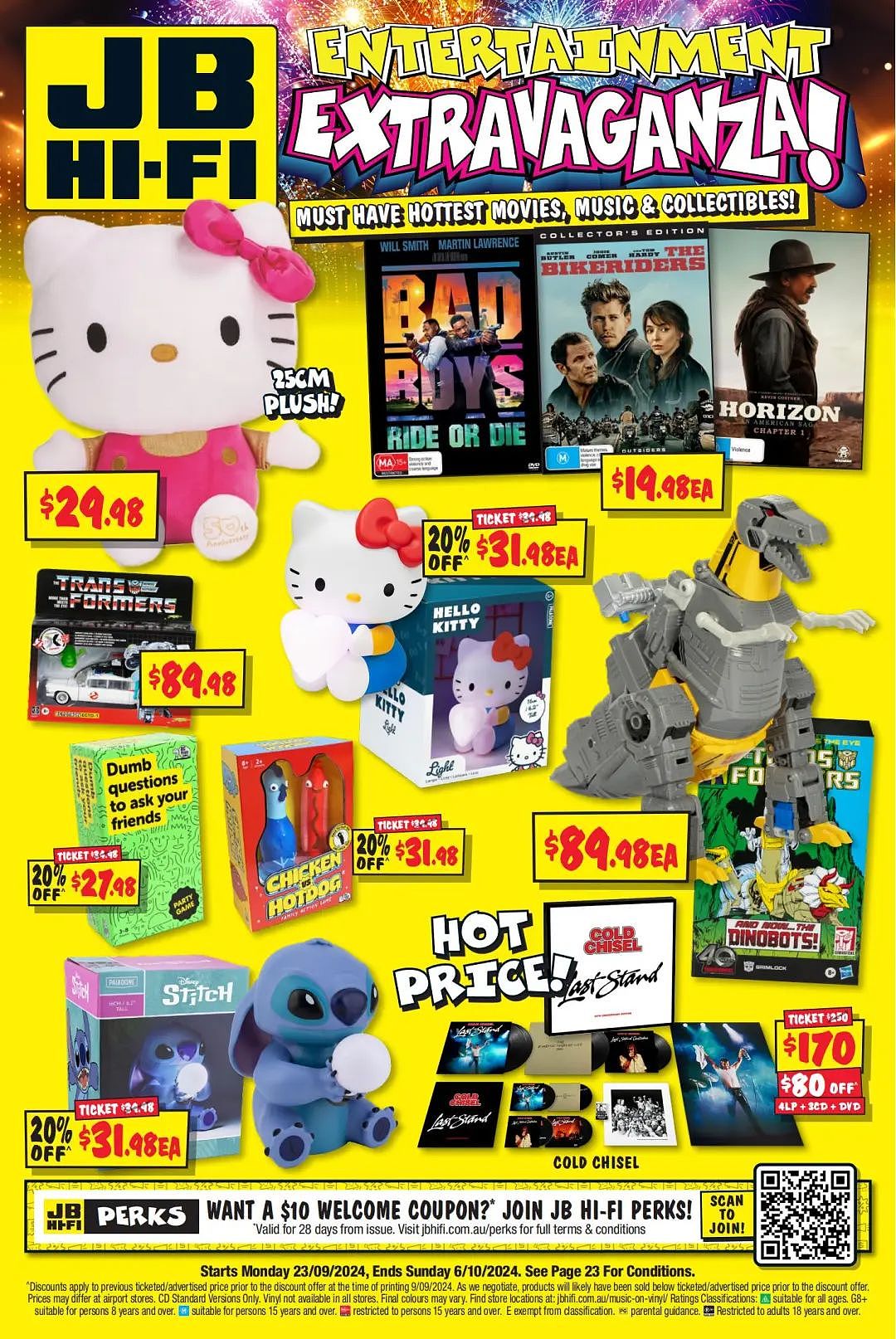 JB Hi-Fi 折扣 | Hello Kitty 25cm毛绒玩具$29.98，还有宝可梦、漫威等周边（组图） - 1