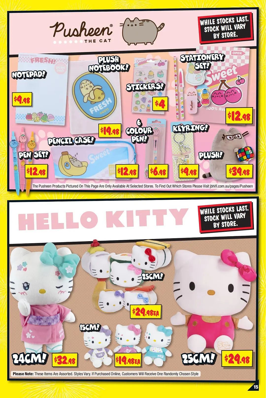 JB Hi-Fi 折扣 | Hello Kitty 25cm毛绒玩具$29.98，还有宝可梦、漫威等周边（组图） - 14