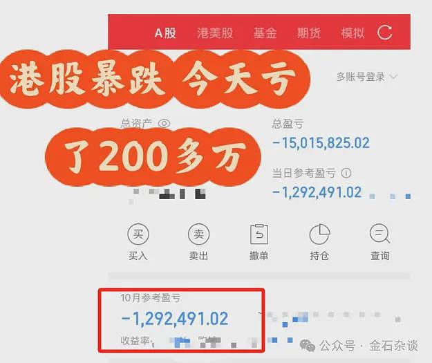 一场屠杀：有股民秒亏200万，有股民亏损40%离场...（组图） - 4