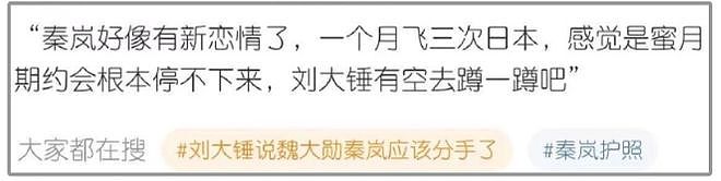 狗仔曝秦岚魏大勋分手，原因曝光，女方一月飞3次日本见新男友！（组图） - 16