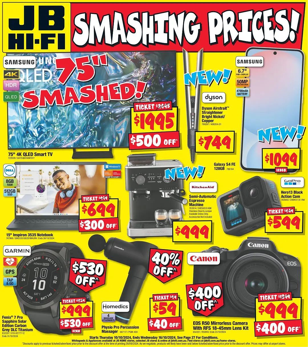 JB Hi-Fi 折扣 | 佳能R50直降$400，戴森直板夹$749（组图） - 1