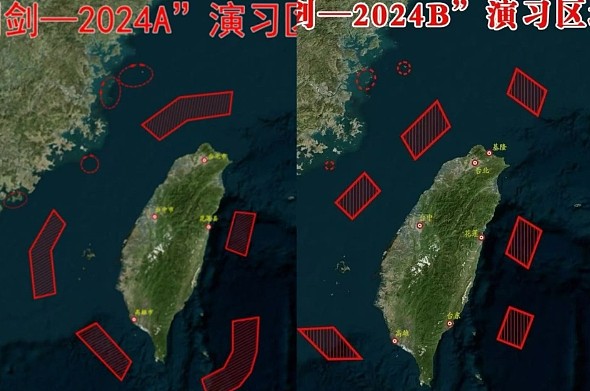 陆、海、空齐上阵！解放军再次举行围台军演，无限接近台湾（组图） - 3