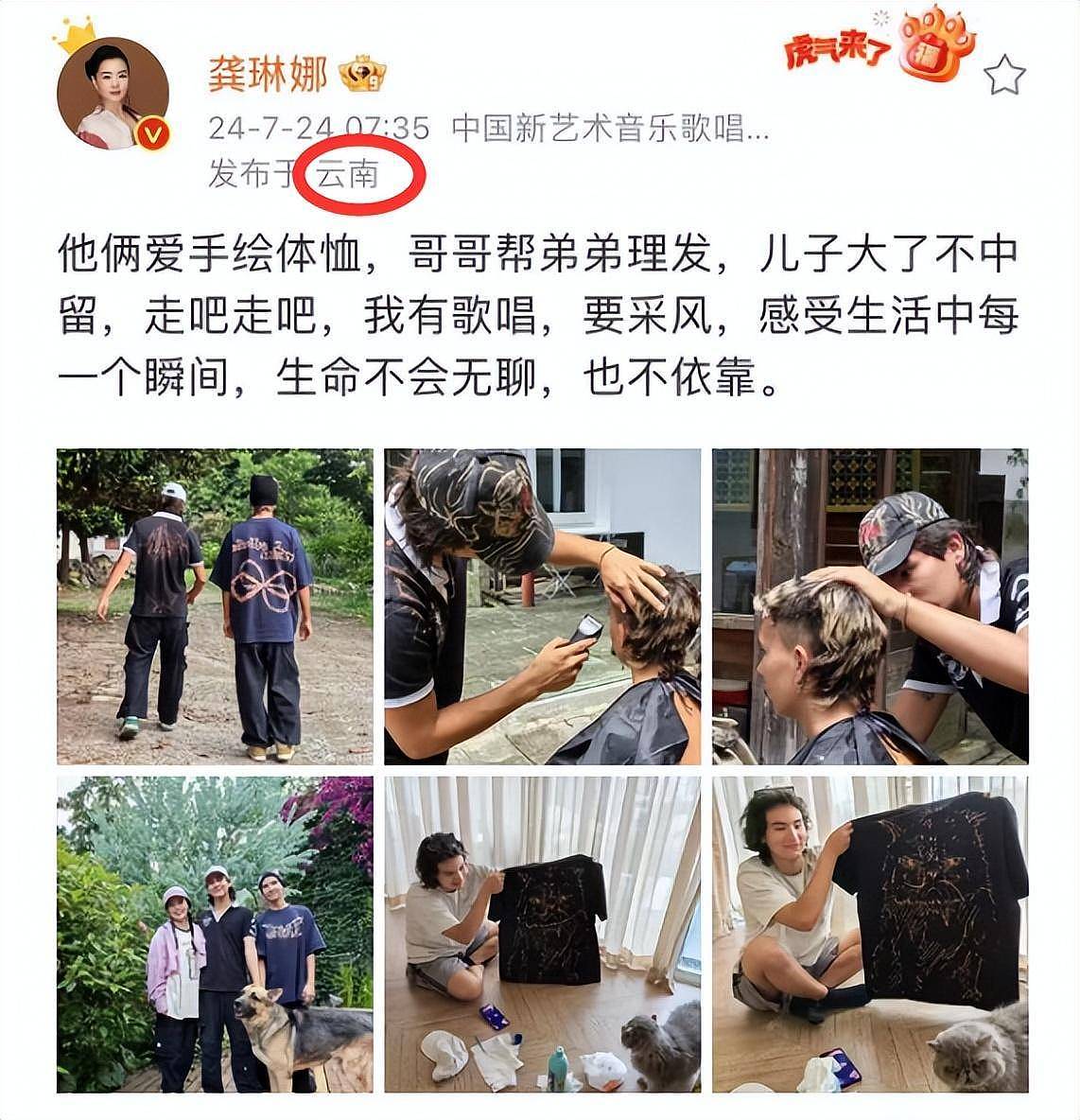 龚琳娜官宣与德国丈夫离婚，知情者曝原因，俩混血儿子疑归女方（组图） - 16