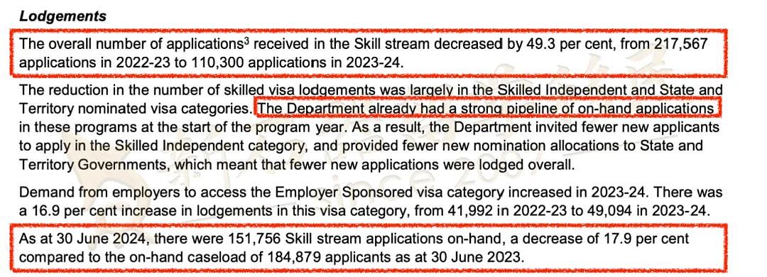 23-24财年澳洲移民报告出炉！IT/会计/厨师/工程获批PR最多，189/190签证人数大减原因揭晓…（组图） - 7