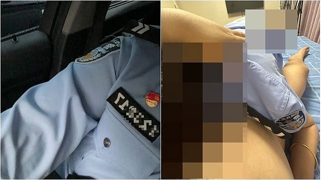 性爱画面疯传！男警狂po照意淫警花，他恶曝：一穿警裤就有反应（组图） - 1