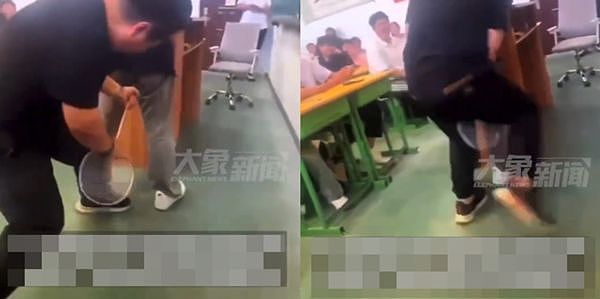 河北老师“羽球拍捅学生屁股”，全班观看取笑（组图） - 1