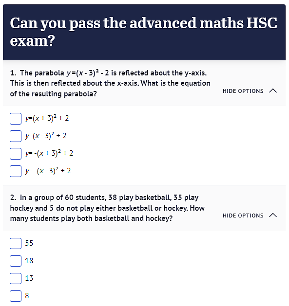 HSC2024 | 数学卷子从奴隶到将军（组图） - 4