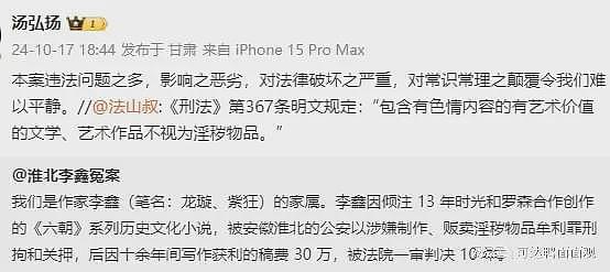 曝一作家因小说涉淫遭判10年，家属鸣冤：鉴定人员14天审2亿字违背常识（组图） - 5