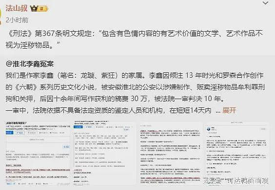 曝一作家因小说涉淫遭判10年，家属鸣冤：鉴定人员14天审2亿字违背常识（组图） - 3