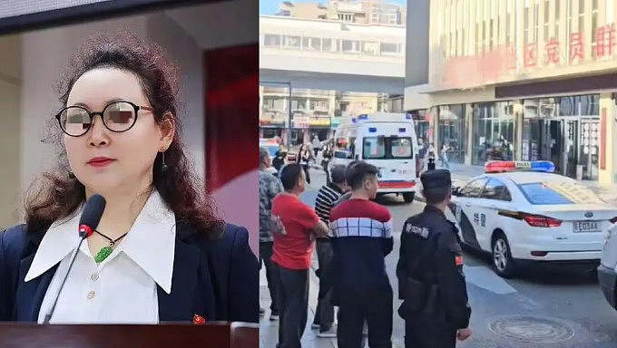 湖北女干部被刺身亡，涉案酗酒摊贩行凶后图自杀（组图） - 1