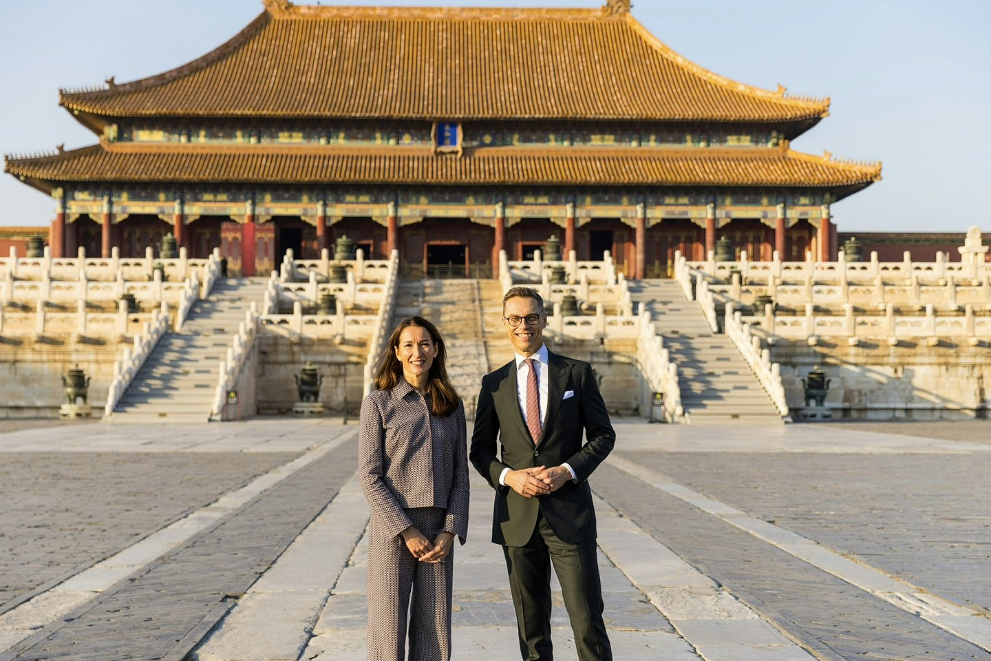 芬兰总统访华携妻游故宫，会晤习近平谈两议题（组图） - 2