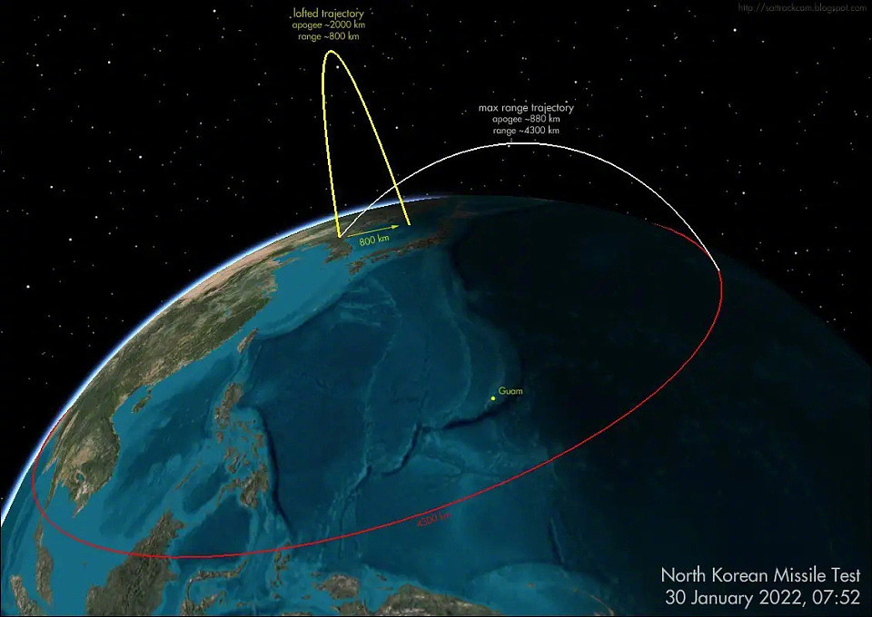 朝鲜导弹射高超7000公里，是中国空间站的近20倍，这是如何做到的？（组图） - 7