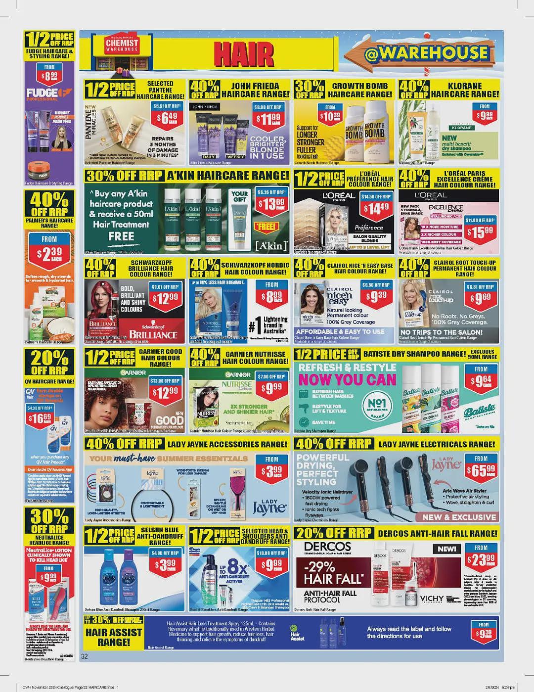 大量半价！【Chemist Warehouse】药店 10月31日至11月13日优惠目录（组图） - 32