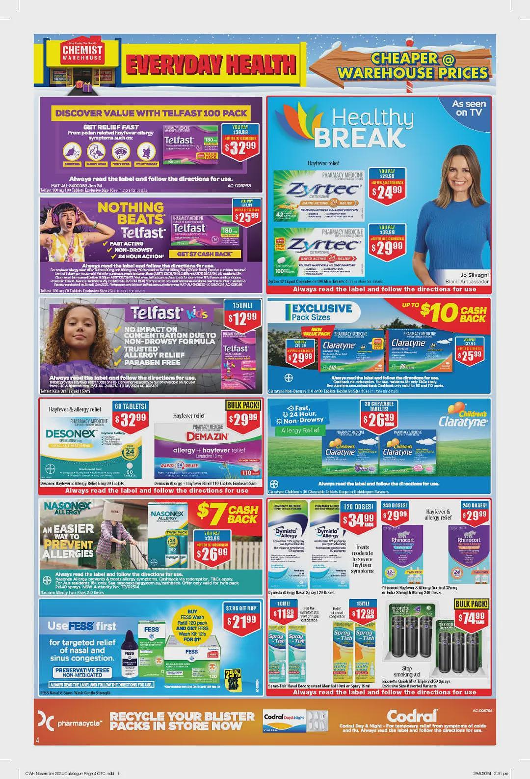 大量半价！【Chemist Warehouse】药店 10月31日至11月13日优惠目录（组图） - 4