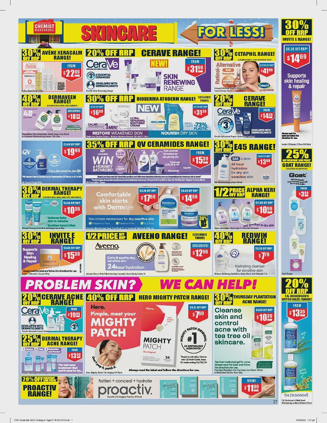 大量半价！【Chemist Warehouse】药店 10月31日至11月13日优惠目录（组图） - 27