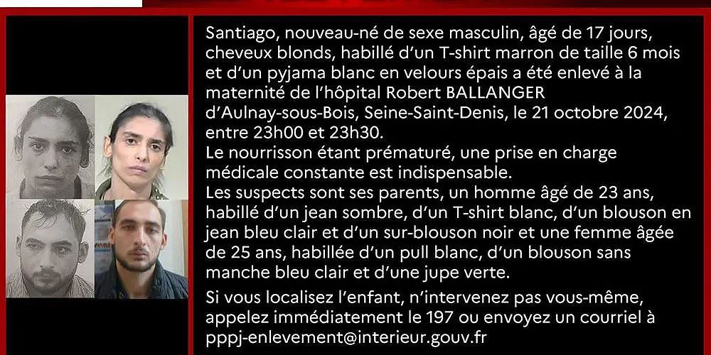 法国小夫妻和政府抢孩子！医院窃婴跨国逃亡，只为夺回亲生娃的监护权？（组图） - 1