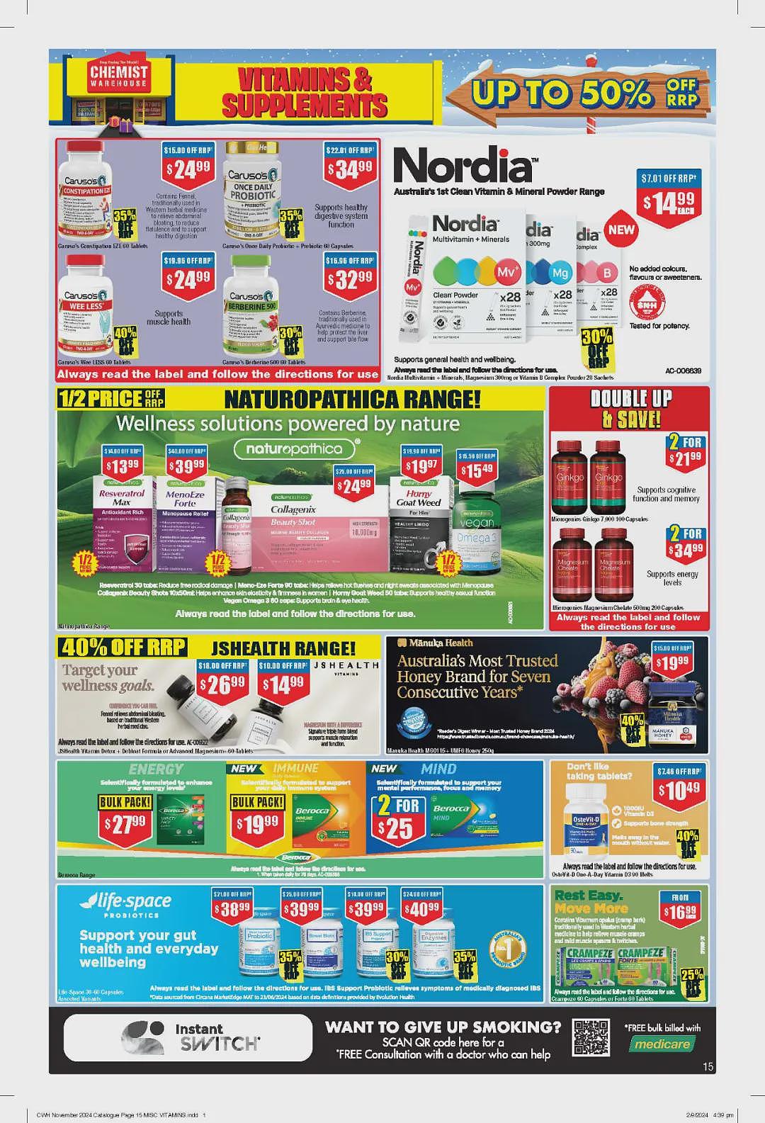 大量半价！【Chemist Warehouse】药店 10月31日至11月13日优惠目录（组图） - 15