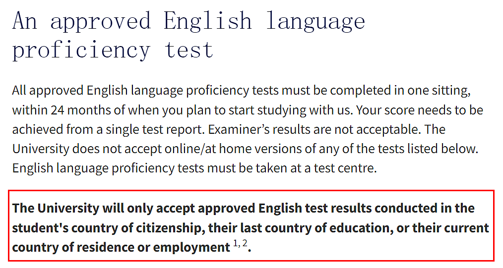 注意！墨尔本大学不再接受海外语言成绩，还有这些国家禁止跨国参加雅思考试（组图） - 2