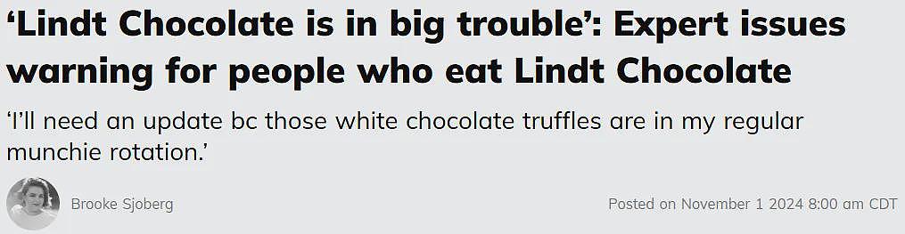 “再也不敢吃了”！华人爱买的巧克力摊上事了，专家发警告，网友震惊（组图） - 2