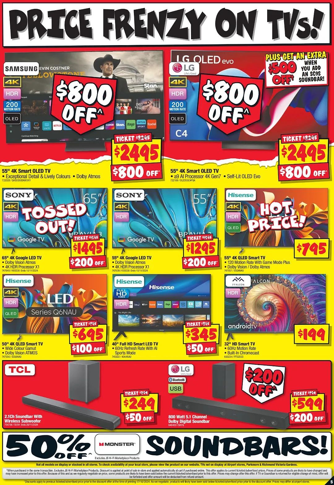 JB Hi-Fi 折扣 | 德龙咖啡机直降$101，戴森V8吸尘器6折！（组图） - 5