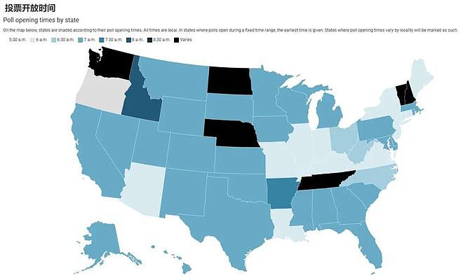 新美国人如何投票？投票需要哪些身份证件？各州投票站开放时间汇总（组图） - 2