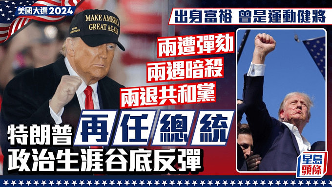 特朗普当选，成史上最具争议美国总统！两遭弹劾两遇暗杀两退共和党（组图） - 1