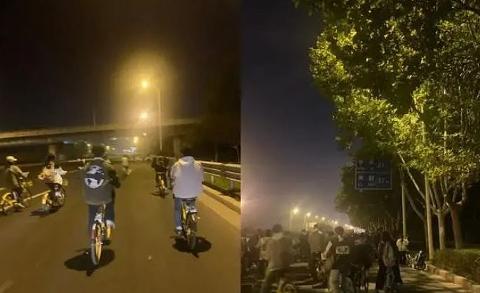 郑州大学生兴“夜骑开封”数千“特种兵”！逼爆道路，惊动官方出手（组图） - 3