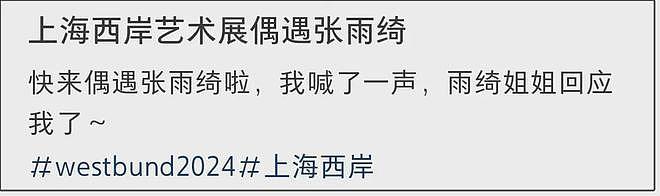 张雨绮代孕风波后首露面，淡妆看展气质佳，官宣新活动危机解除？（组图） - 8