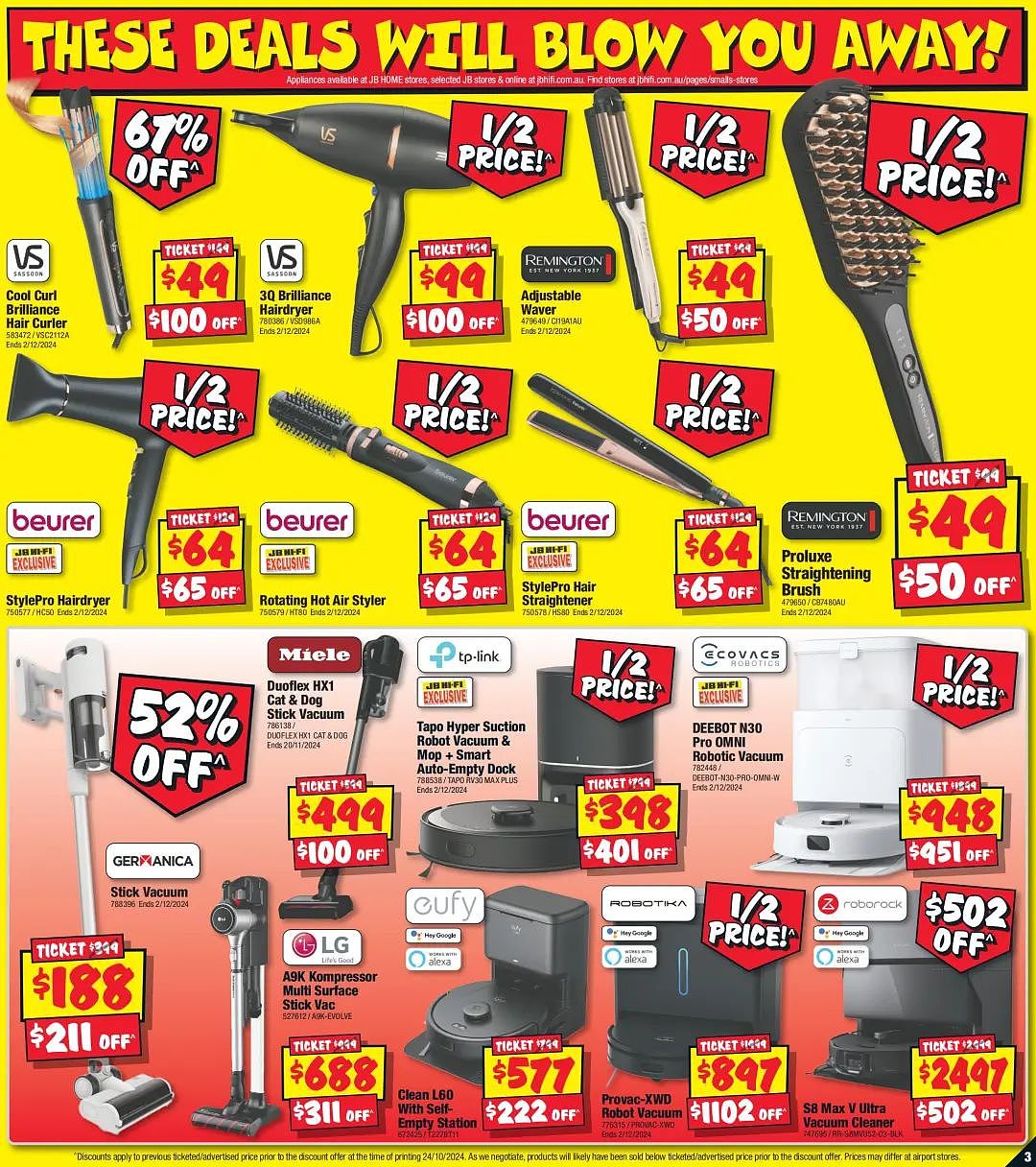 JB Hi-Fi 折扣 | Germanica无线吸尘器5折！空气炸锅直降$200！（组图） - 3