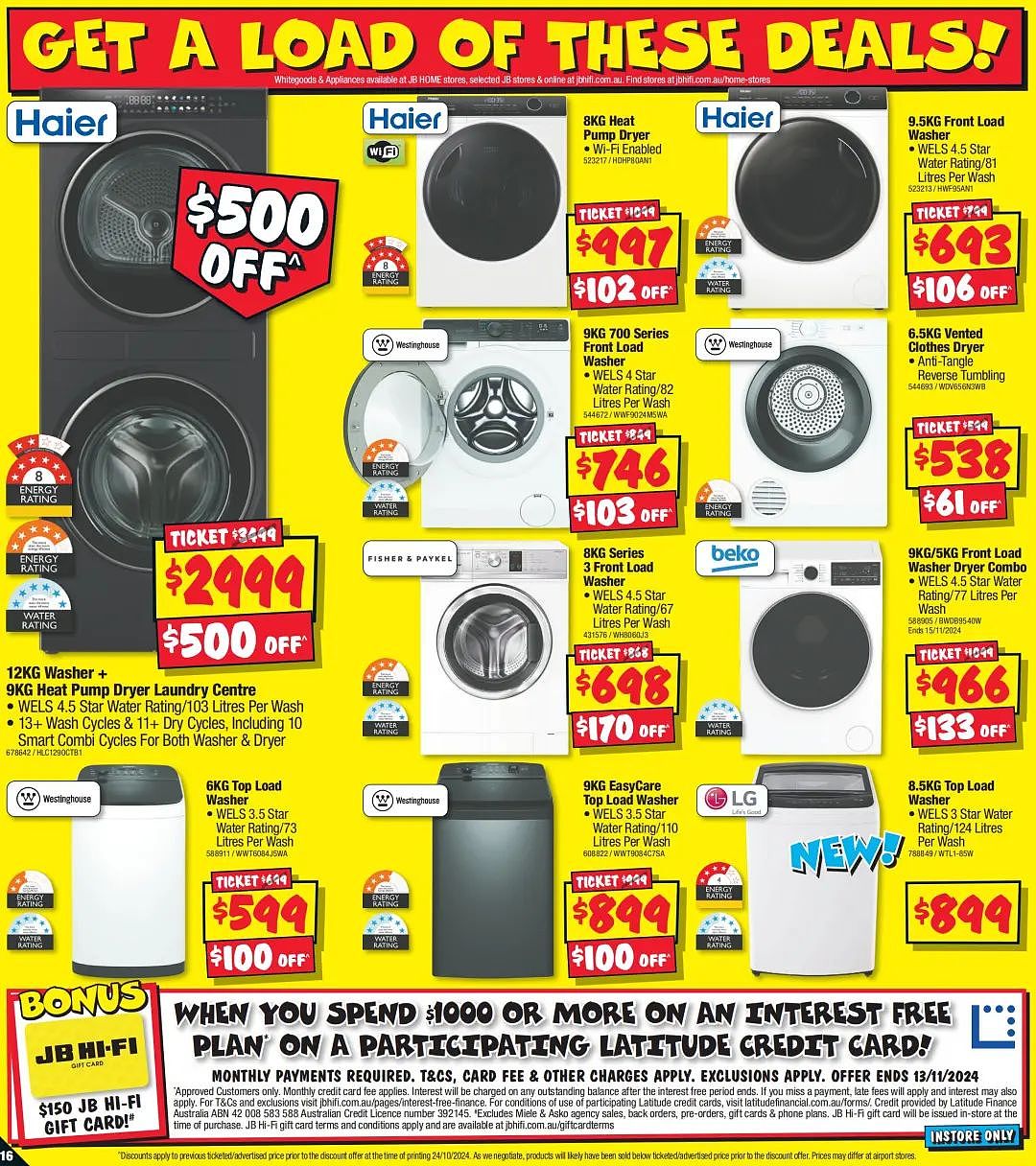 JB Hi-Fi 折扣 | Germanica无线吸尘器5折！空气炸锅直降$200！（组图） - 16