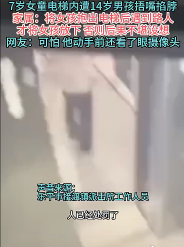 江西7岁女童电梯内被猥亵，差点被掐死，我们拿凶手一点办法都没有吗（组图） - 7