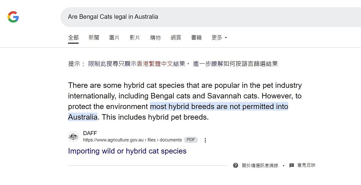 “孟加拉猫在澳洲合法吗？”千万别用Google搜寻这6字，专家：恐中病毒被盗用信用卡（组图） - 2