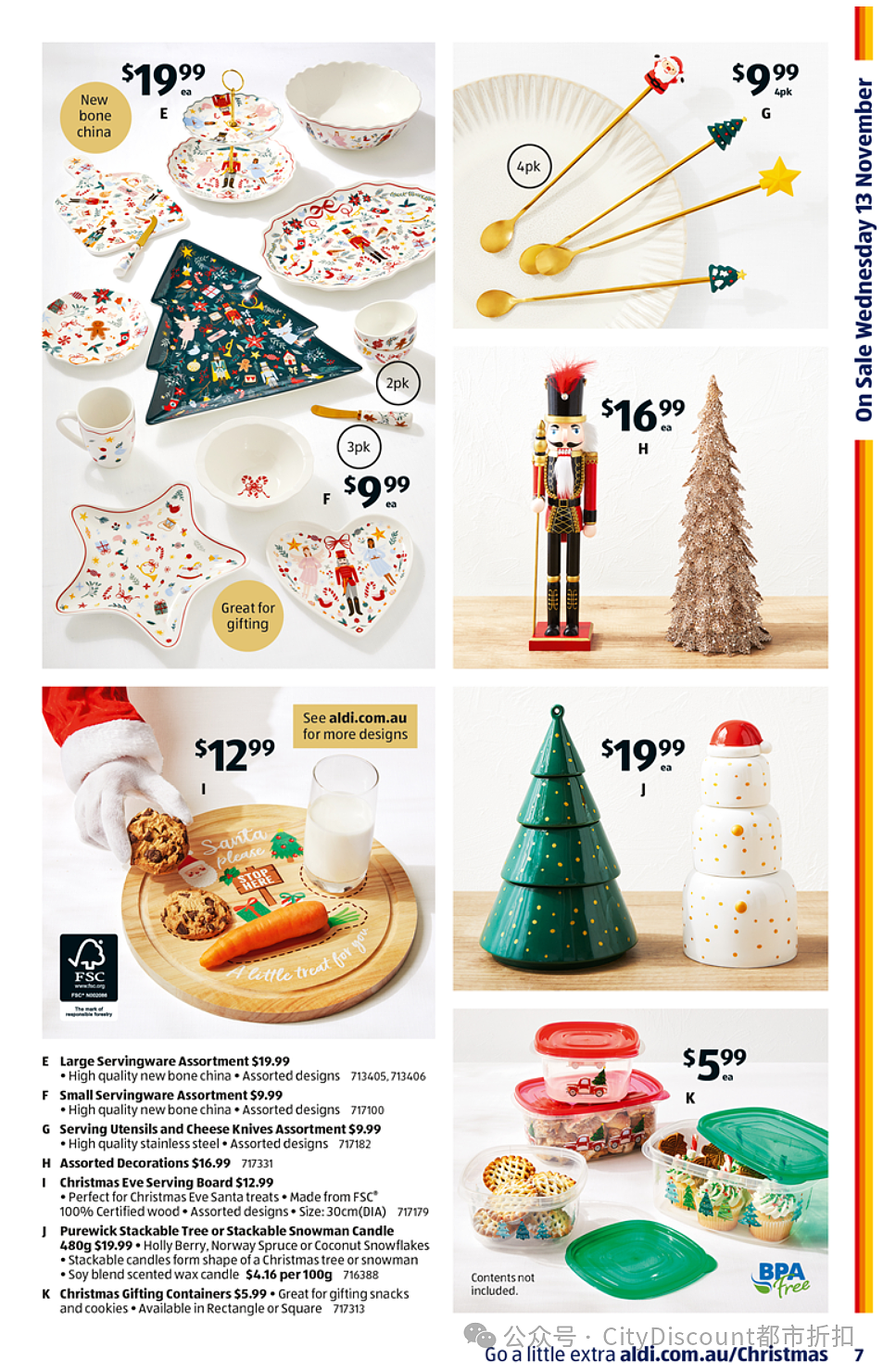 继续筹备圣诞！【Aldi】11月13日起，特价品及本期特价食品（组图） - 6