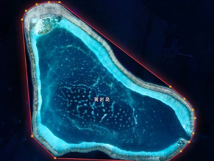 中国反对菲律宾新海事法，公布黄岩岛“领海”基线（图） - 2