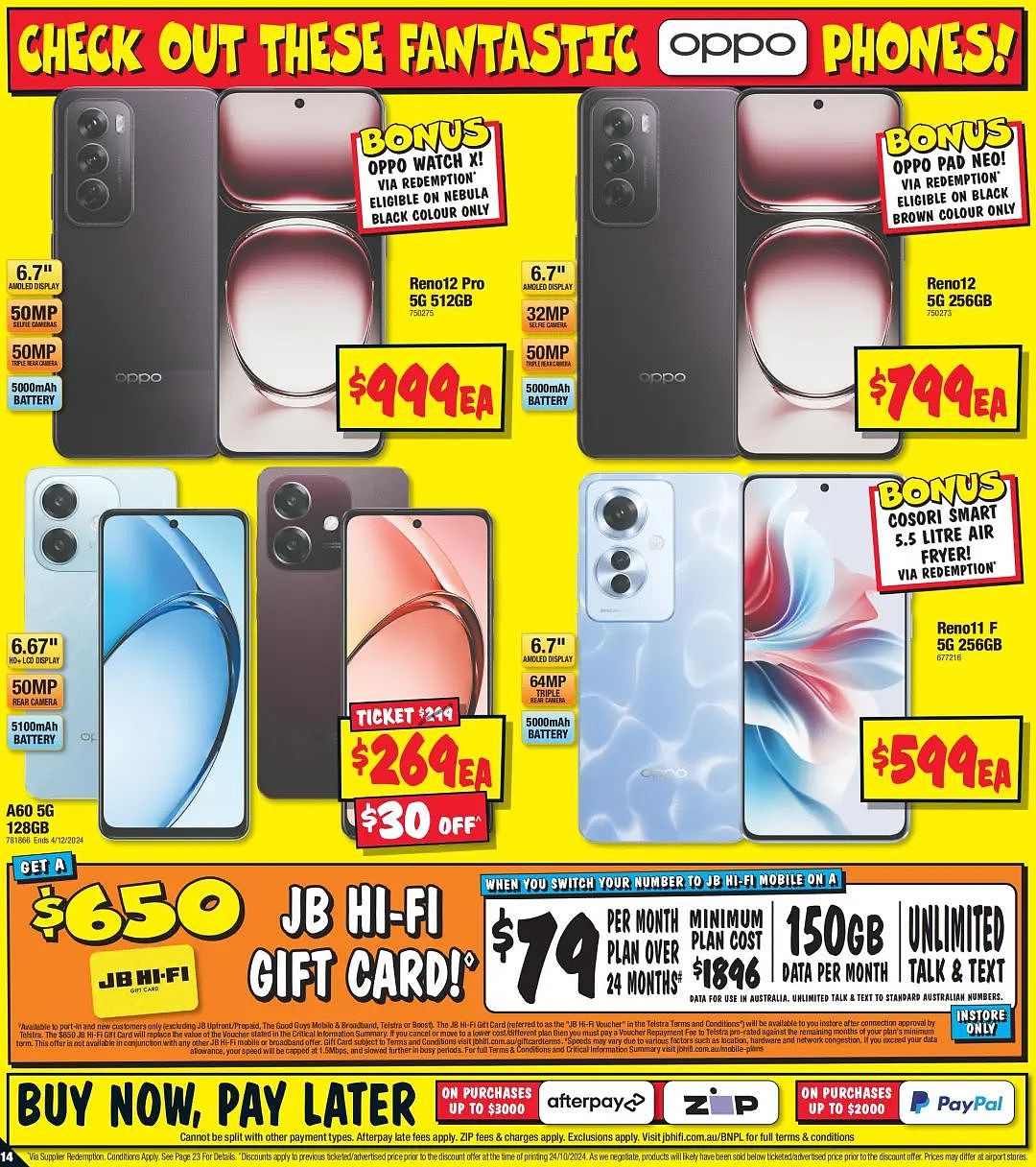 JB Hi-Fi 折扣 | Germanica无线吸尘器5折！空气炸锅直降$200！（组图） - 14