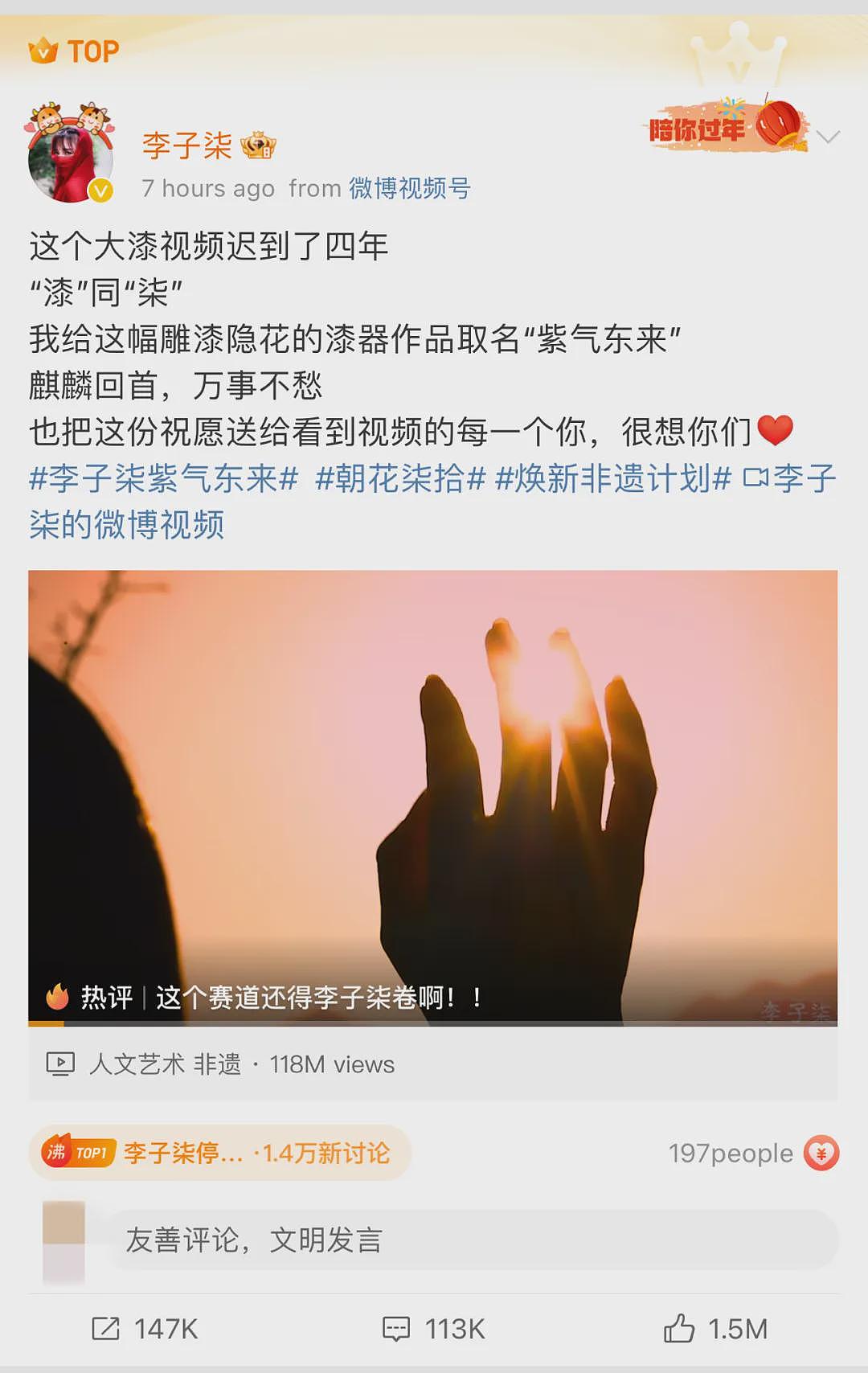 李子柒停更1217天后正式回归！油管评论秒破3万，西人网友：看哭了...（组图） - 16