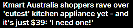 仅售$39！Kmart迷你空气炸锅火爆全澳，2024年最超值的家电...（组图） - 1