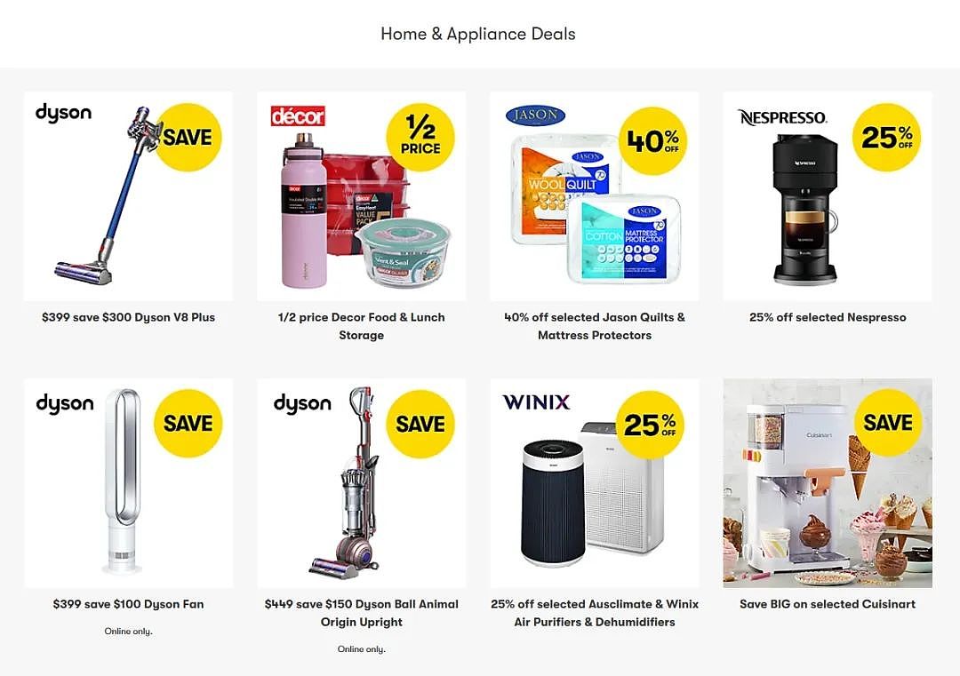 BigW 折扣 | Dyson 省$300，Decor收纳半价（组图） - 2