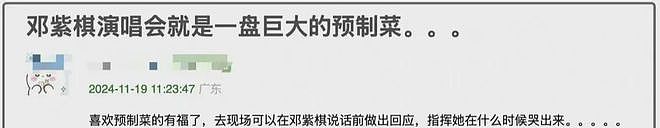 被预制的巡演？邓紫棋所有场次被扒流程雷同，服装疑似不洗被虫爬（组图） - 7