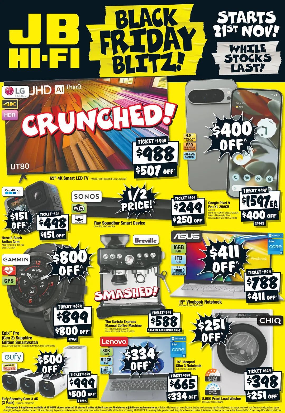 JB Hi-Fi 折扣 | 黑五折扣来啦，三星平板5折，大疆无人机立省$360！（组图） - 56