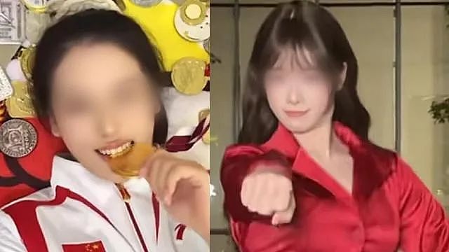 刚脱下队服，就穿上黑丝！体操女冠军拍“擦边视频”被封禁（组图） - 25