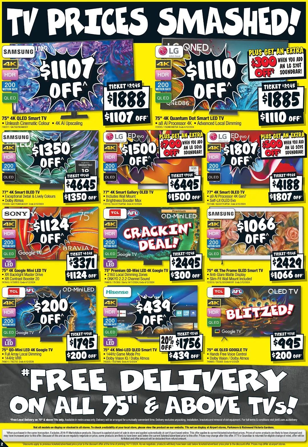 JB Hi-Fi 折扣 | 黑五折扣来啦，三星平板5折，大疆无人机立省$360！（组图） - 2