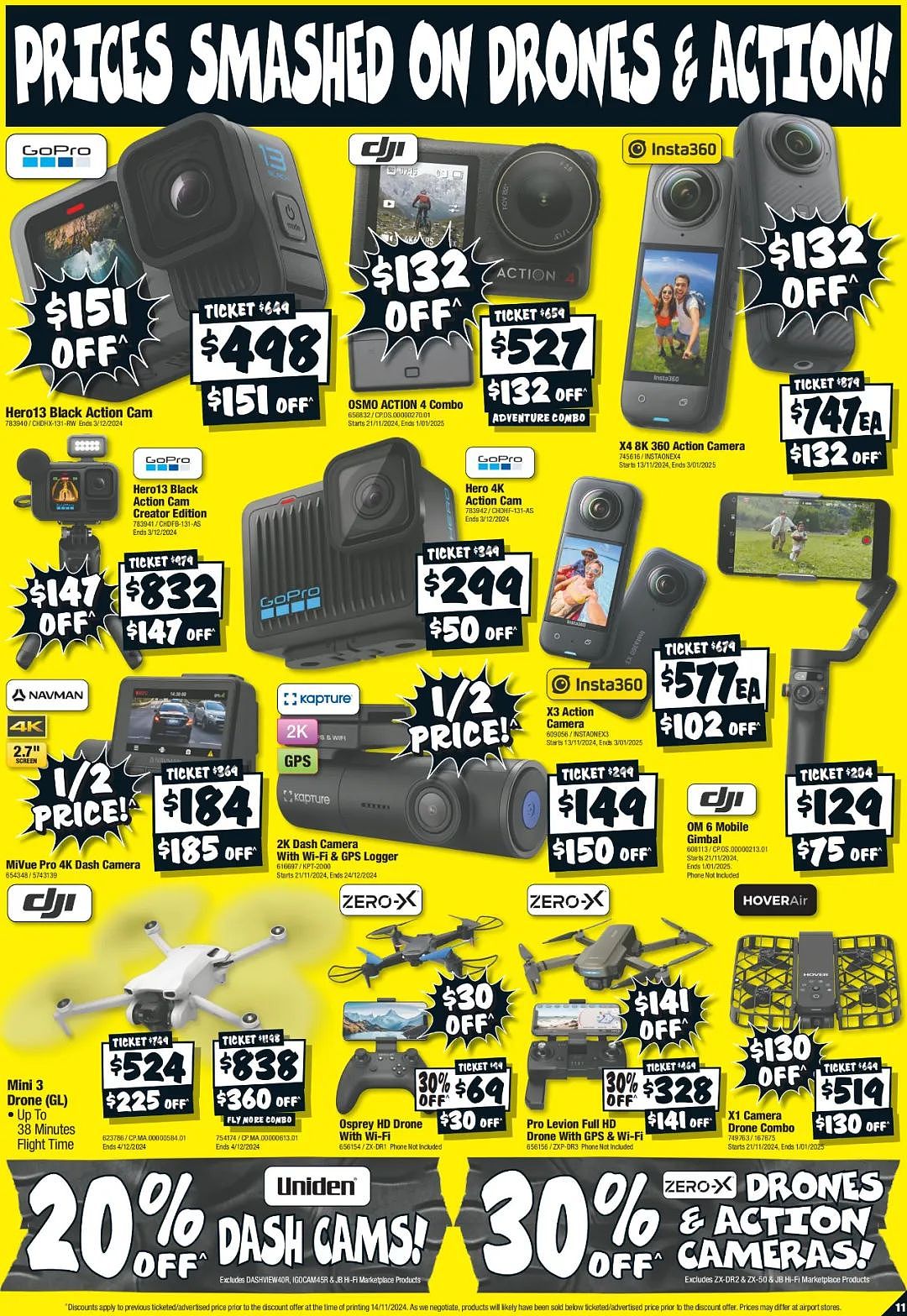 JB Hi-Fi 折扣 | 黑五折扣来啦，三星平板5折，大疆无人机立省$360！（组图） - 11