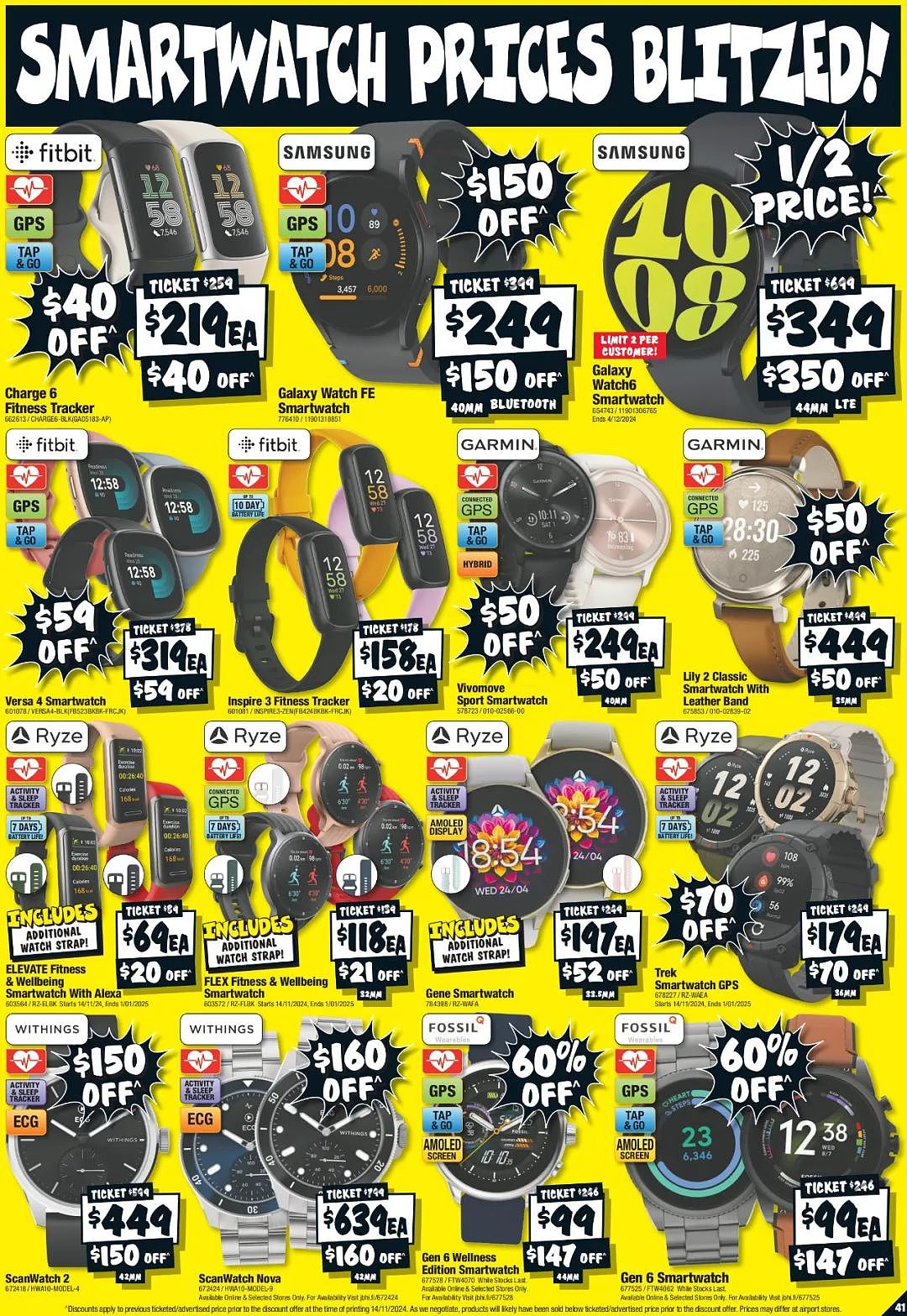 JB Hi-Fi 折扣 | 黑五折扣来啦，三星平板5折，大疆无人机立省$360！（组图） - 41