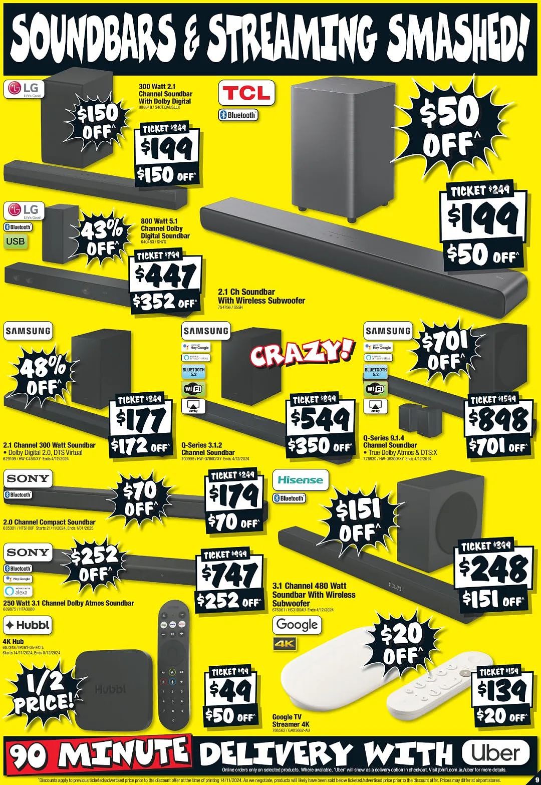 JB Hi-Fi 折扣 | 黑五折扣来啦，三星平板5折，大疆无人机立省$360！（组图） - 9