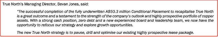 股东债权人解囊相助！铜矿股True North Copper (ASX：TNC)一举募资5千万，绝境逢生为哪般？ - 4