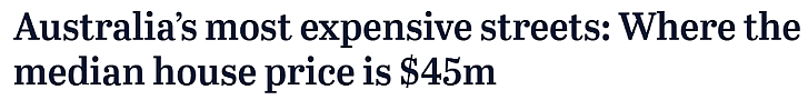 中位价$4500万，全澳最贵街道就是它！曾有华人砸$9500万在此买房（组图） - 2