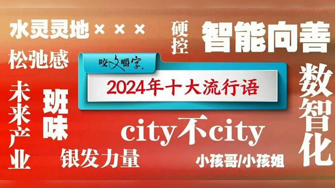 中国2024年十大流行语：“city不city”排行第四，榜首是...（组图） - 1